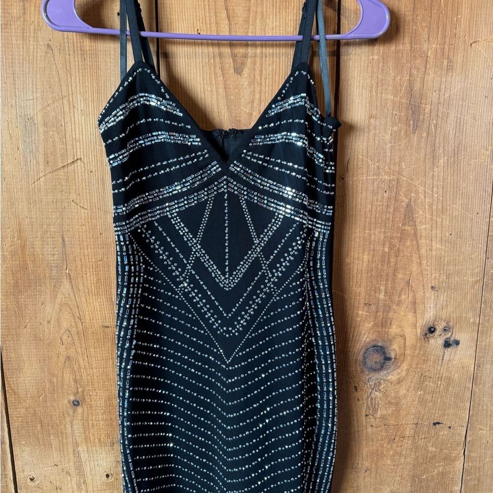 Black Beaded Dress